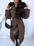 Ziemas virsjaka ar jostu "CLASSIC" - CHOCO PRE-ORDER